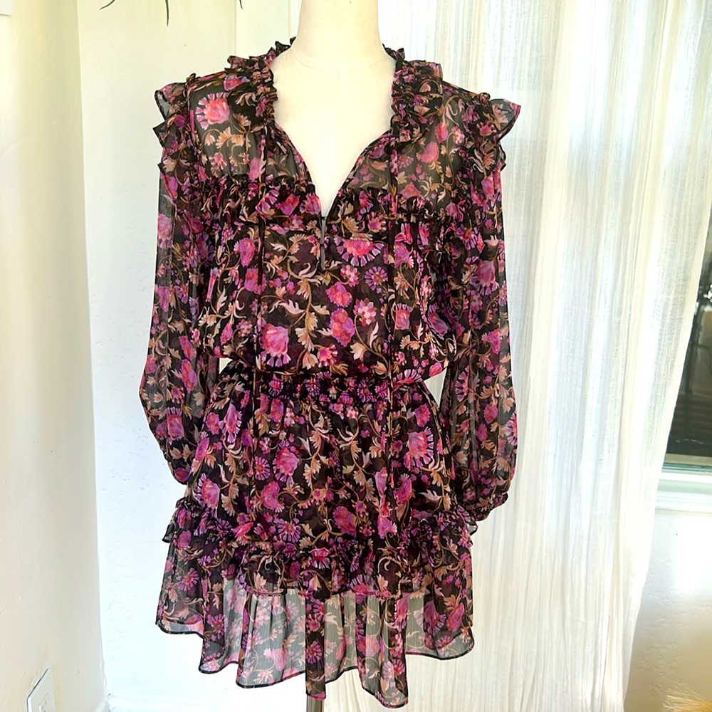 MISA Karla Dress in Rosetta Fleur